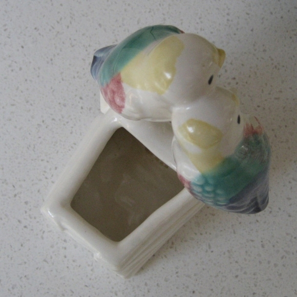 Love Bird Planters x2 Vintage RARE pair - Picture 3 of 3